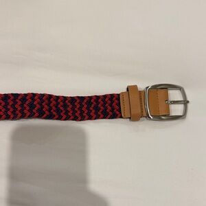 Five Four Red and Navy Woven Belt